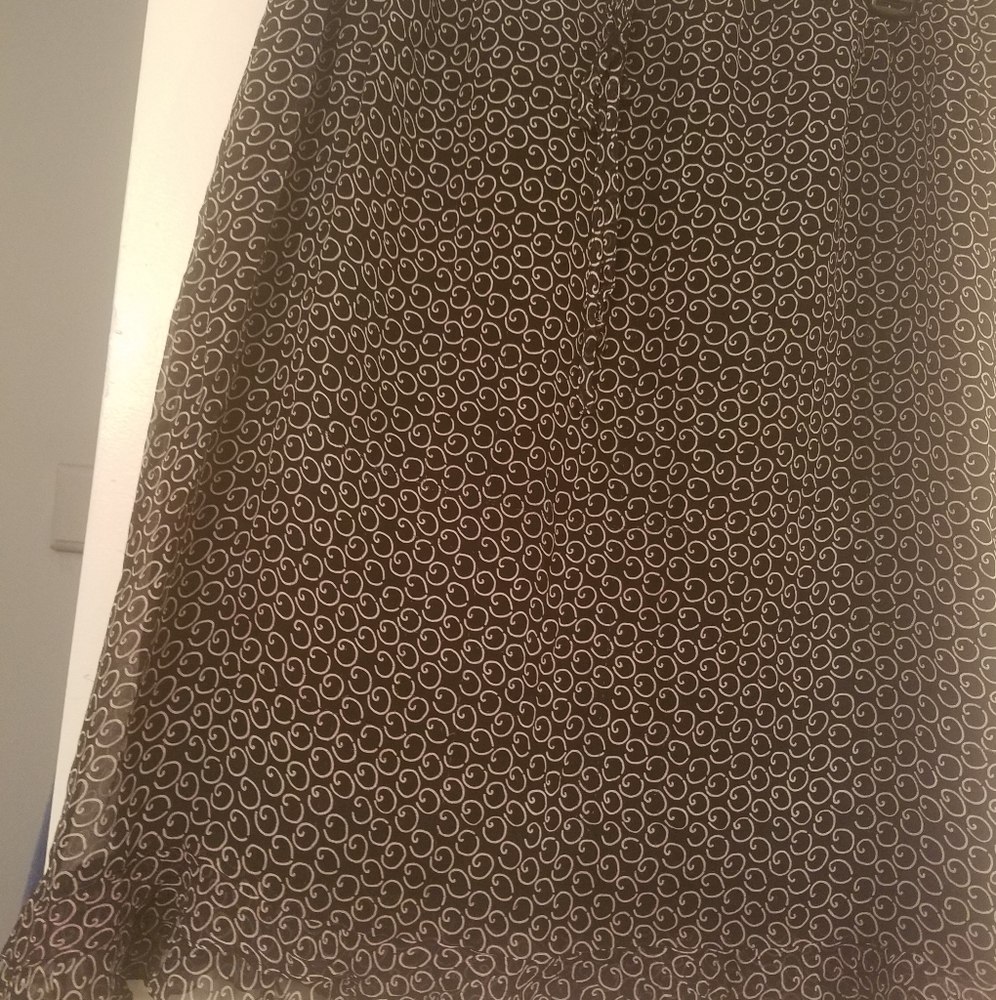 Flirty silk skirt